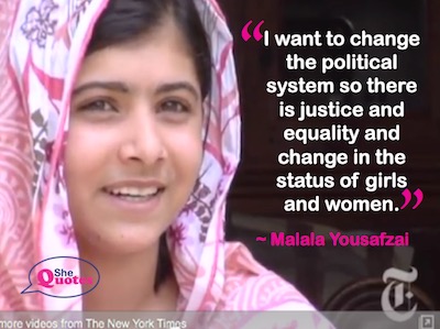 Malala change political system