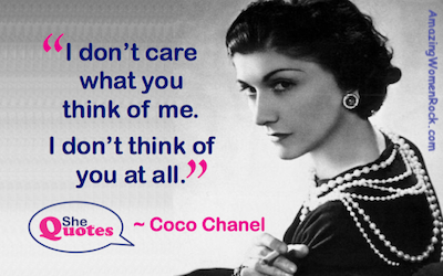 Coco Chanel I dont think of you